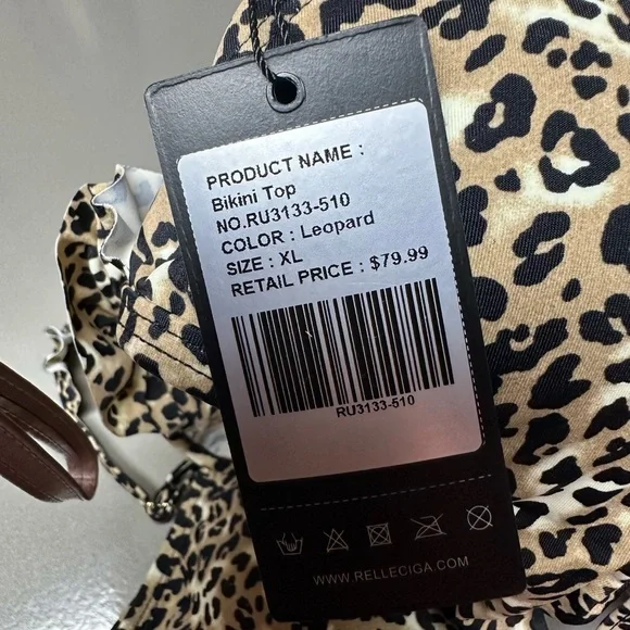 New leopard print bikini top - Picture 6 of 6